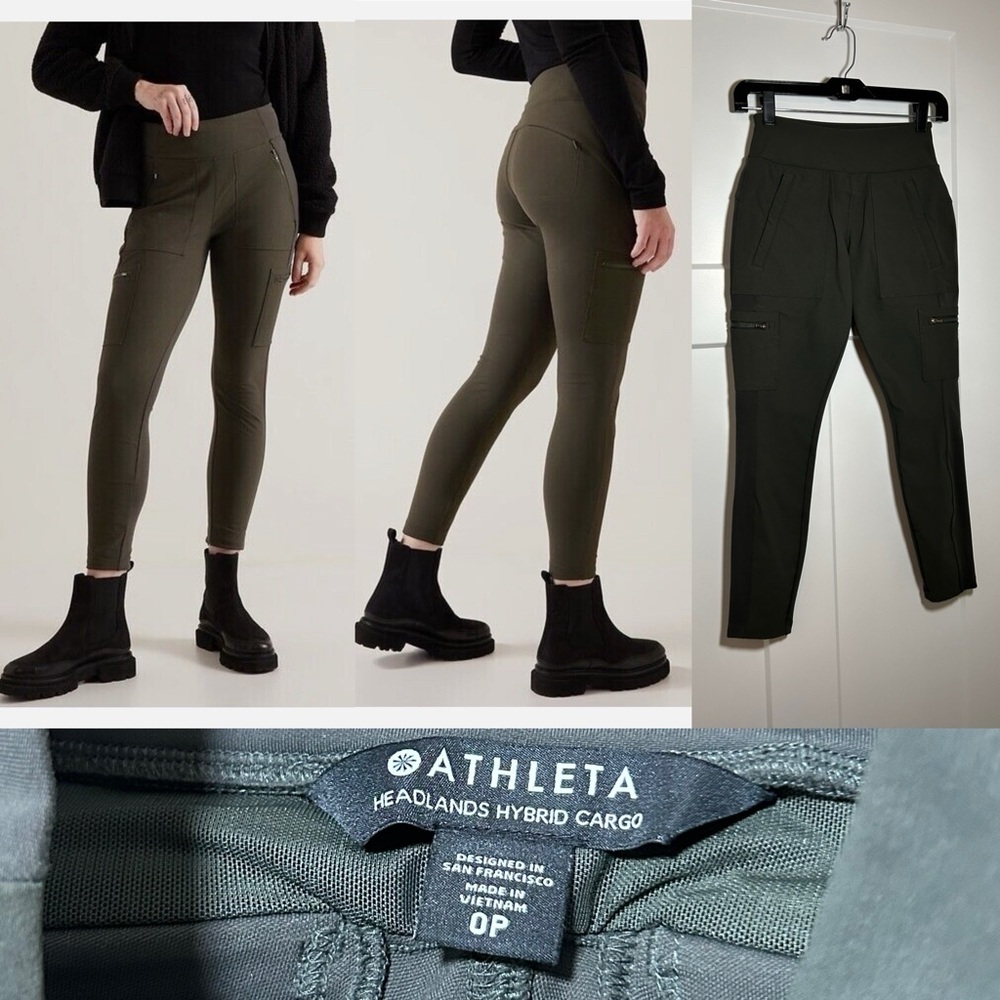 Athleta size 0 petite cargo pants